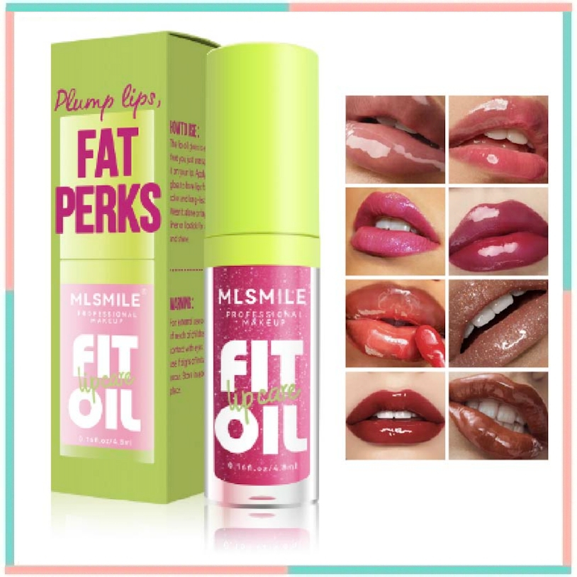 Jual MLSMILE Lip Balm Fit Oil Fat Perks Lip Care Hydrating Glossy