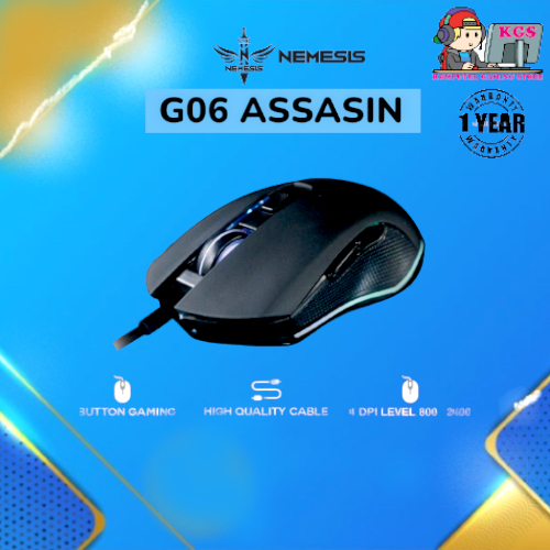 Jual Mouse gaming NYK NEMESIS G06 ASSASSIN/ G-06 assassin | Shopee ...