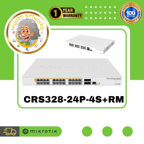 Jual mikrotik crs328 24p 4s rm 24 port gigabit ethernet router switch