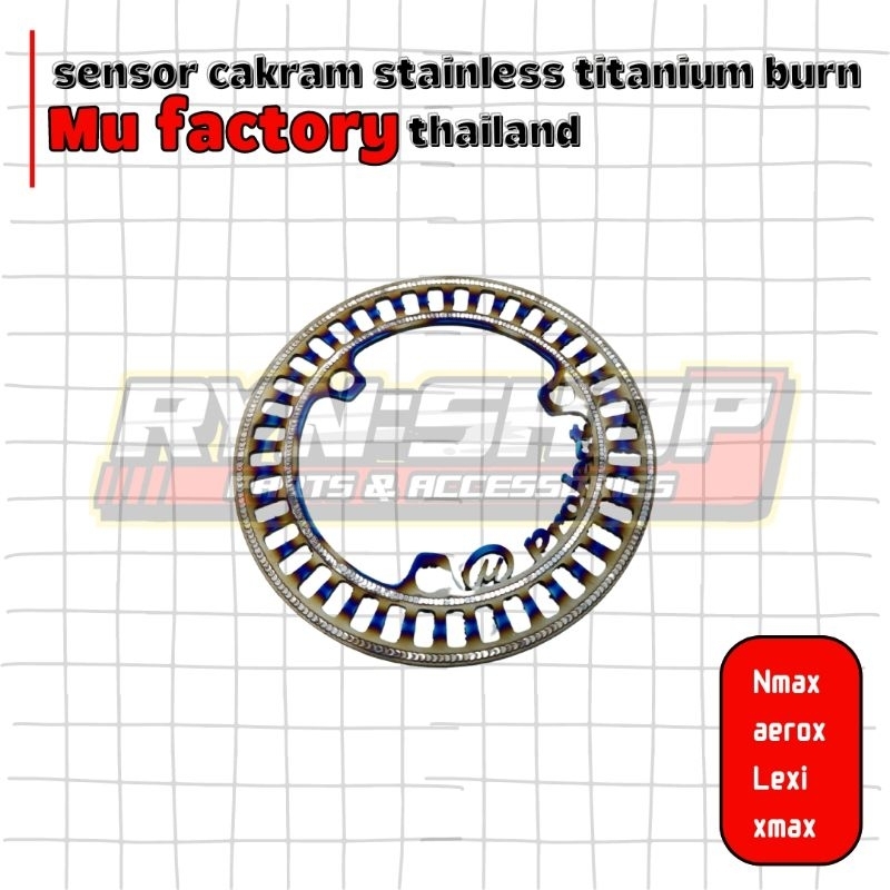 Jual Plat Piringan Rotor Sensor Cakram Speedometer Stainless Titanium ...