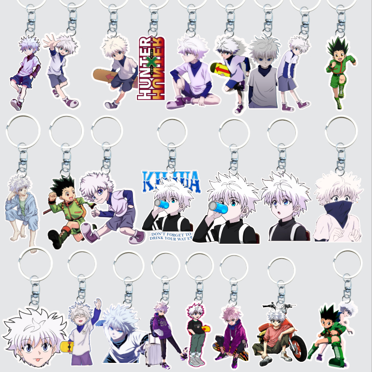 100 Pcs Stickers Hunter X Hunter – Autocollants Vinyle Étanches Killua, Gon, Kurapica Pour Ordinateur, Skate, Bouteille, Voiture