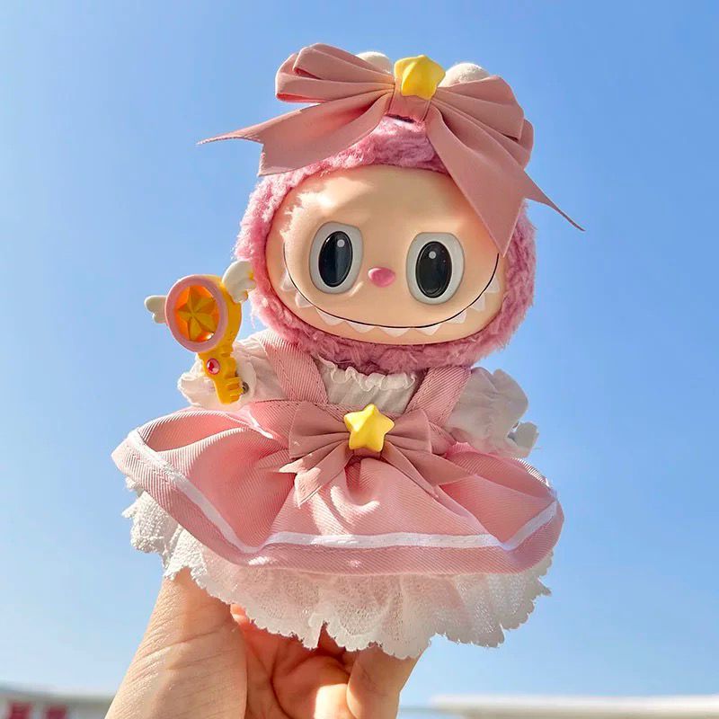 Jual Labubu Macaron - Baju Labubu Sailormoon Pink PopMart Pop Mart ...