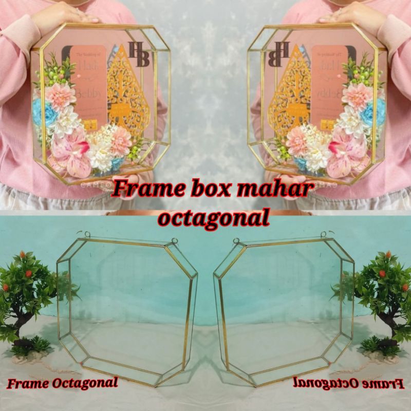 Jual GRATIS PECKING FRAME MAHAR OCTAGON 30x30x6/BOX MAHAR PRNIKAHAN ...