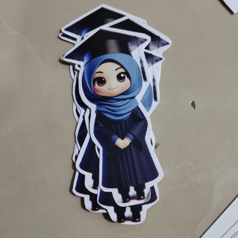 Jual Topper Wisuda Kekinian untuk Buket Happy Graduation Sempro ...