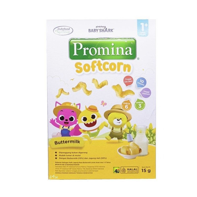 Jual Promina Soft Corn Snack Promina Puffs Jagung Rasa Buttermilk Dan ...