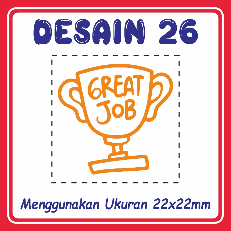 Jual Stempel Nilai Reward, PAUD / TK / SD / Home Schooling | Shopee ...