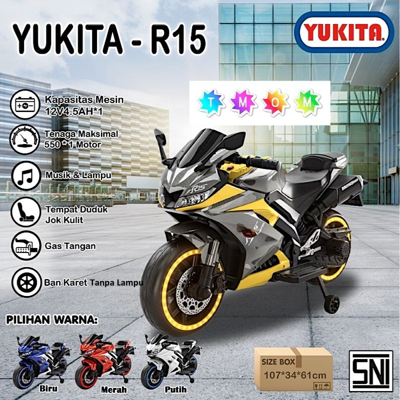 Jual Motor Aki Gas Tangan Ninja GP Yamaha R15 Yukita R15 Import ...
