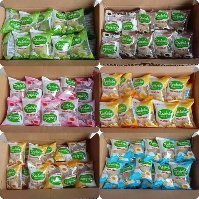 Jual Mochi Koshoku Viral Etalase 1 Karton isi 40psc Mix Rasa | Shopee ...