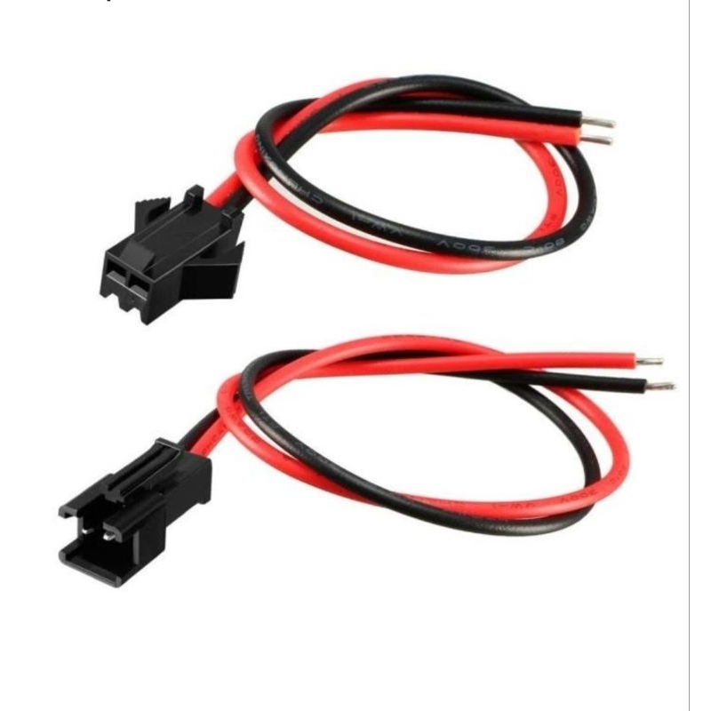 Jual Kabel Socket DC Connektor SM 2Pin Konektor Sambungan JST EL Wire ...