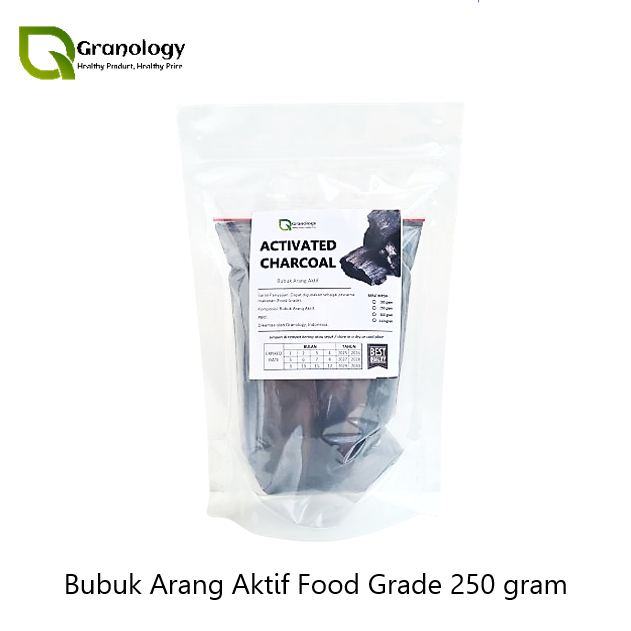 Jual Premium Bubuk Arang Aktif / Activated Charcoal Powder (250 gram ...