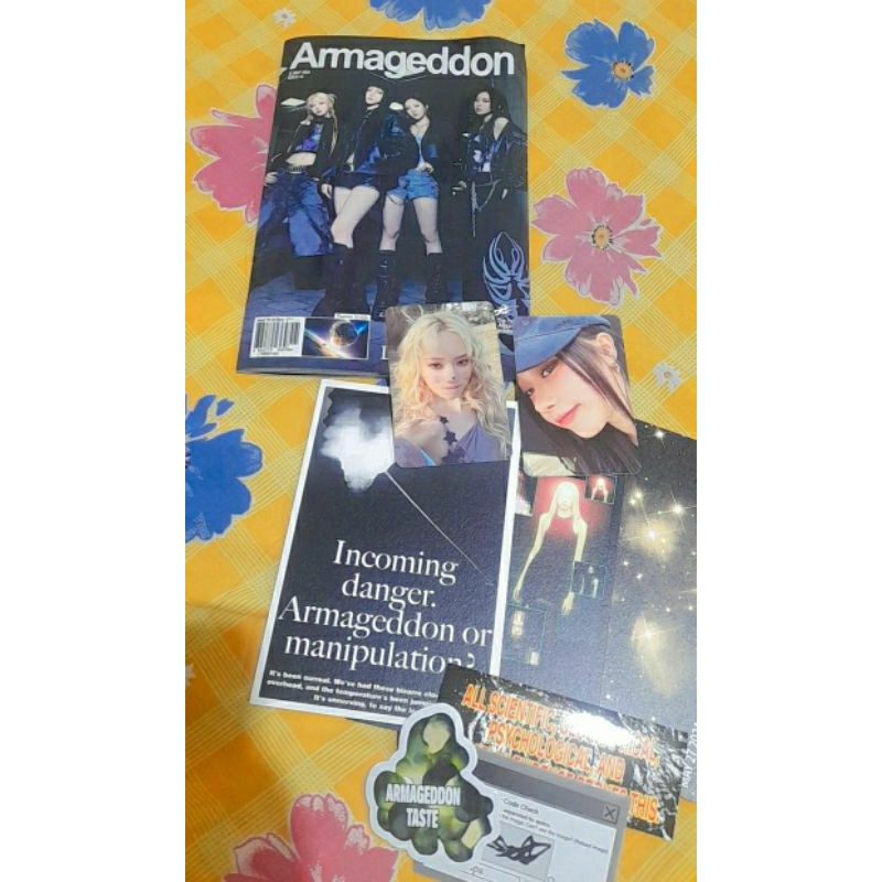 AESPA 1ST ALBUM ARMAGEDDON ALL VERSION PHOTOCARD OFFICIAL KARINA WINTER GISELLE AESPA 1ST ALBUM ARMAGEDDON ALL VERSION PHOTOCARD OFFICIAL KARINA WINTER GISELLE
