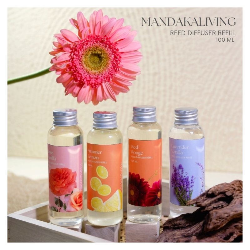 Jual 100 ML | Mandakaliving reed diffuser refill - Isi Reed Diffuser ...