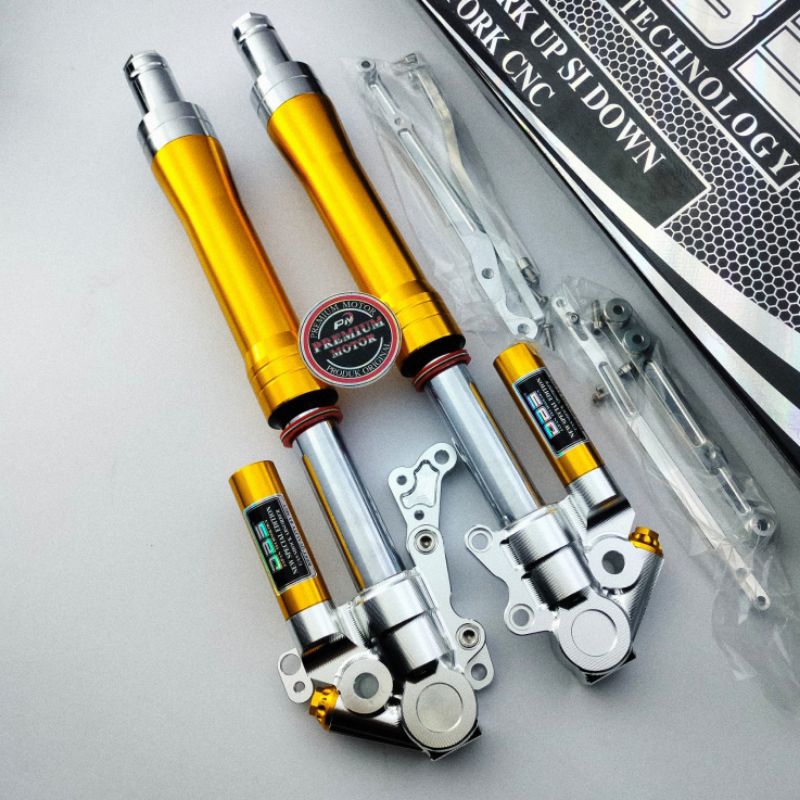 Jual shock depan USD upside-down PCX 160 dan Vario 160 DBS 708 New ...
