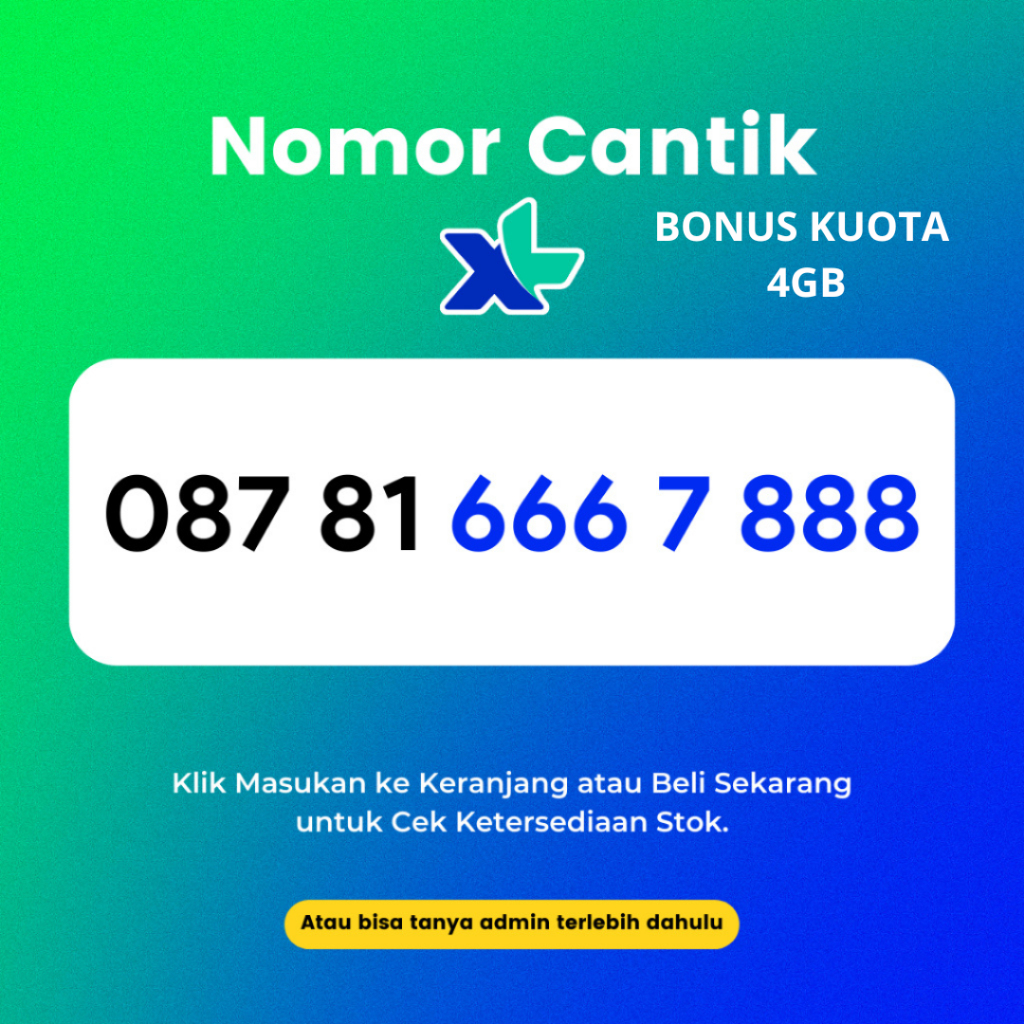 Jual Nomor Cantik XL Seri Triple Rapi Dan Murah - Nomer Cantik XL ...