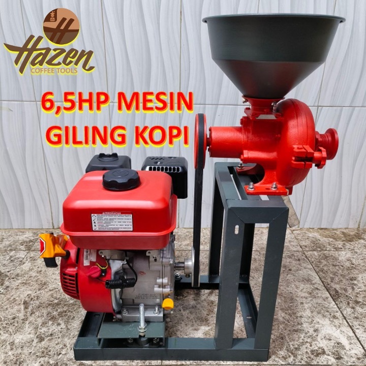 Jual Mesin Giling Kopi YAMASUKA F15 & Engine 6,5 HP AiPower by HAZEN ...