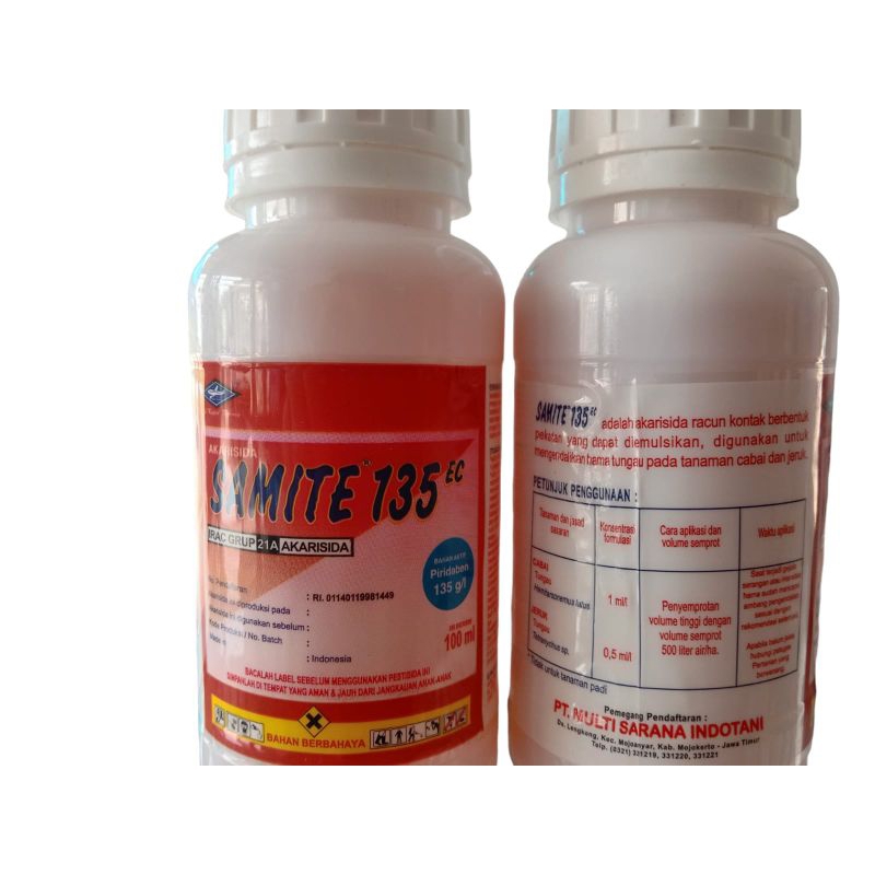 Jual Samite 135ec 100ml insektisida Piridaben 135g/l obat hama tungau ...