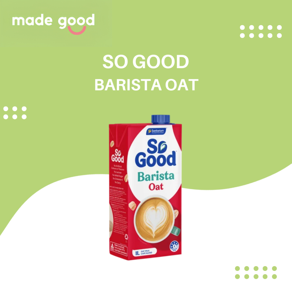 Jual So Good Barista Oat Milk Edition 1L Susu Non Dairy Shopee Indonesia