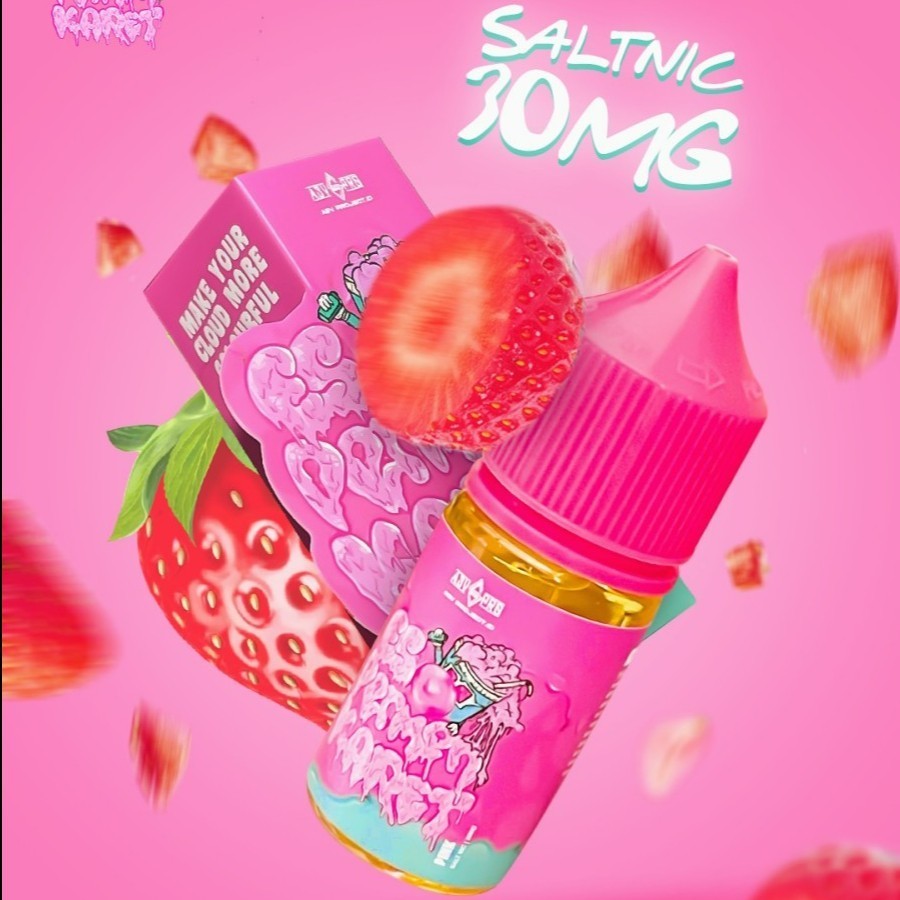 Jual Liquid Asvproject Es Permen Karet Pink Strawberry Salt Nic 30MG ...