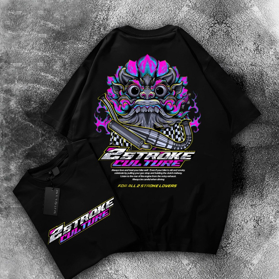 Jual Kaos Racing 2 Stroke Lover x Barong Culture Indonesia Series Baju ...