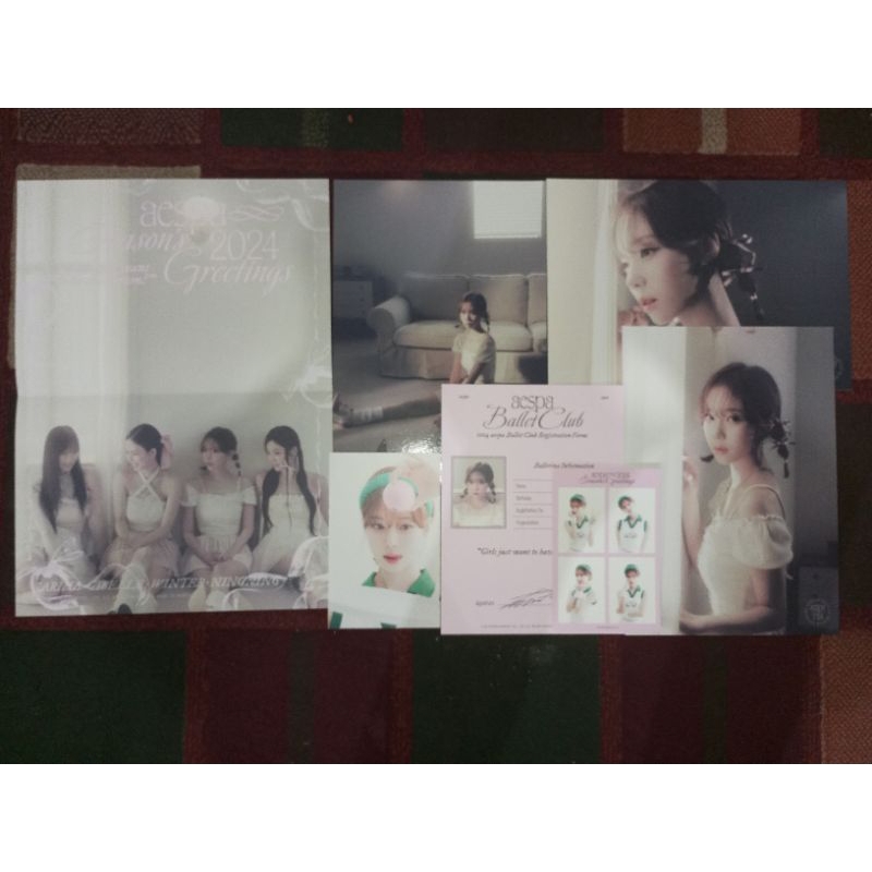 Jual Pc Official Aespa Seasons Greetings 2024 Sg24 Shopee Indonesia