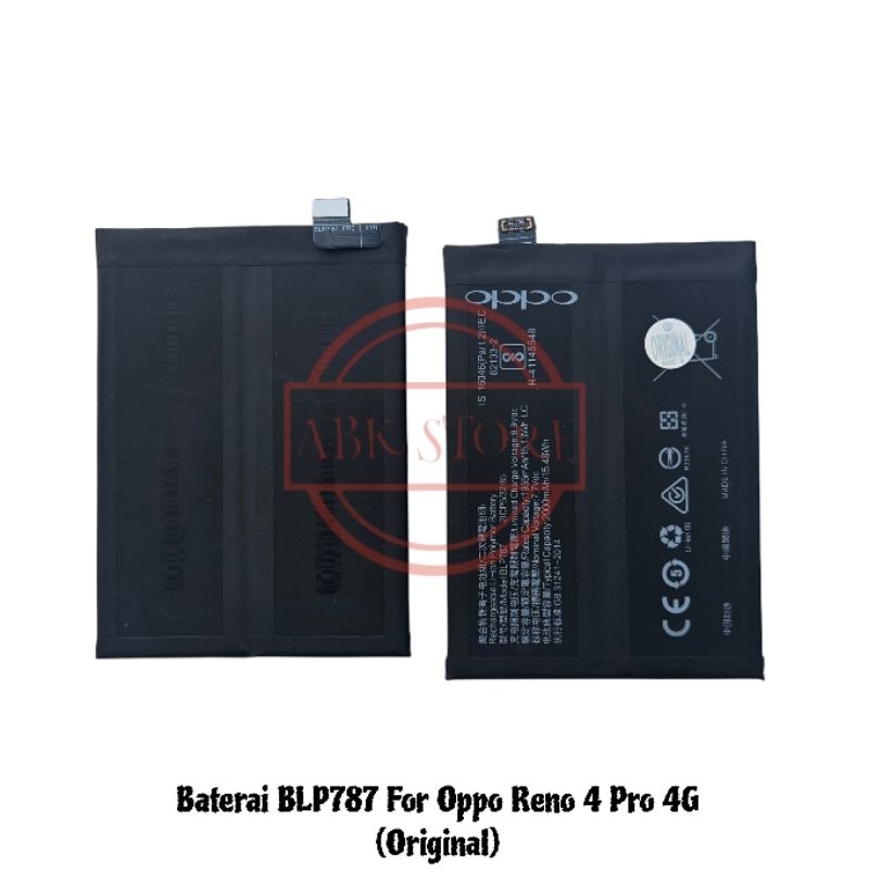 Batterie Originale OPPO Reno 4 Pro 5G - Modèle 4904496 BLP787 - NEUVE