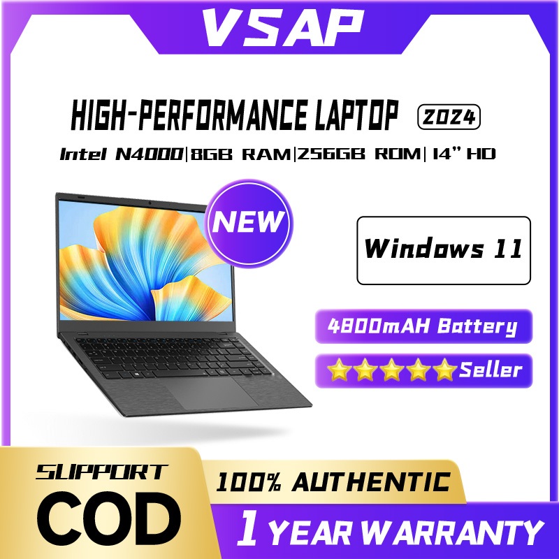 Jual VSAP Notebook Laptop Intel Celeron N3350-VNNF1403/RAM6GB+64GEMMC ...