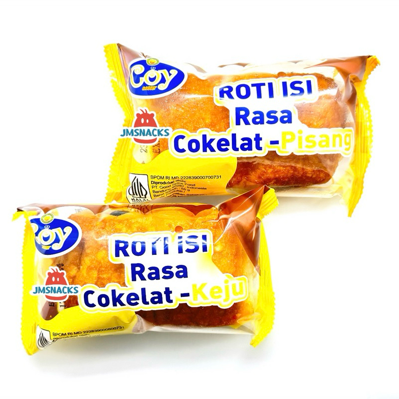 Jual [PROMO!!] COY Roti Isi Aneka Rasa 55gr - roti viral nikmat enak ...
