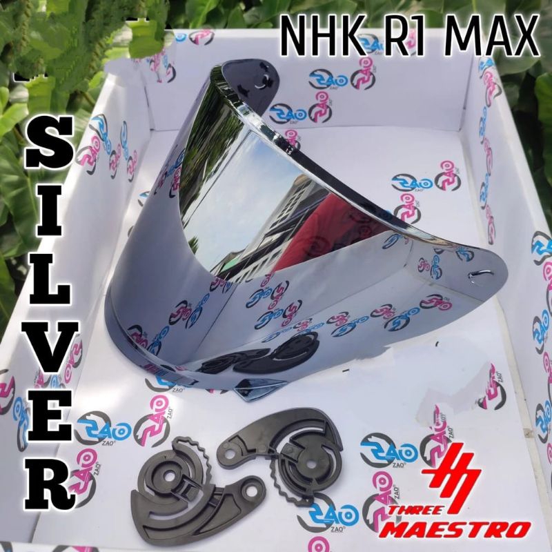 Jual Kaca Helm NHK R1 MAX R1 ELITE Visor Helmet Flat Venom open r1max ...