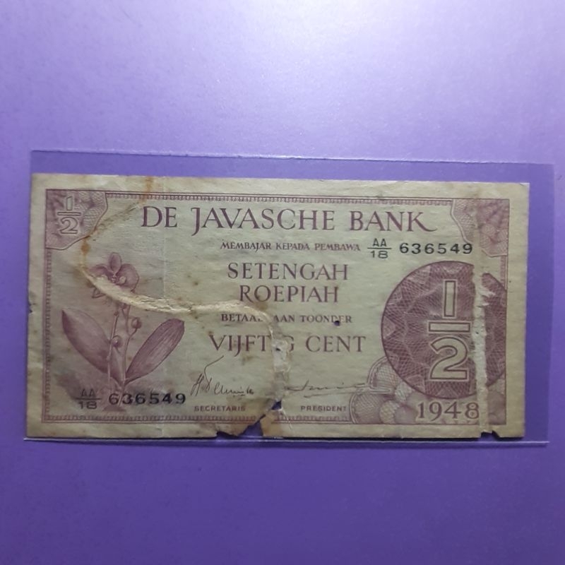 Jual Uang federal setengah rupiah 1948 | Shopee Indonesia