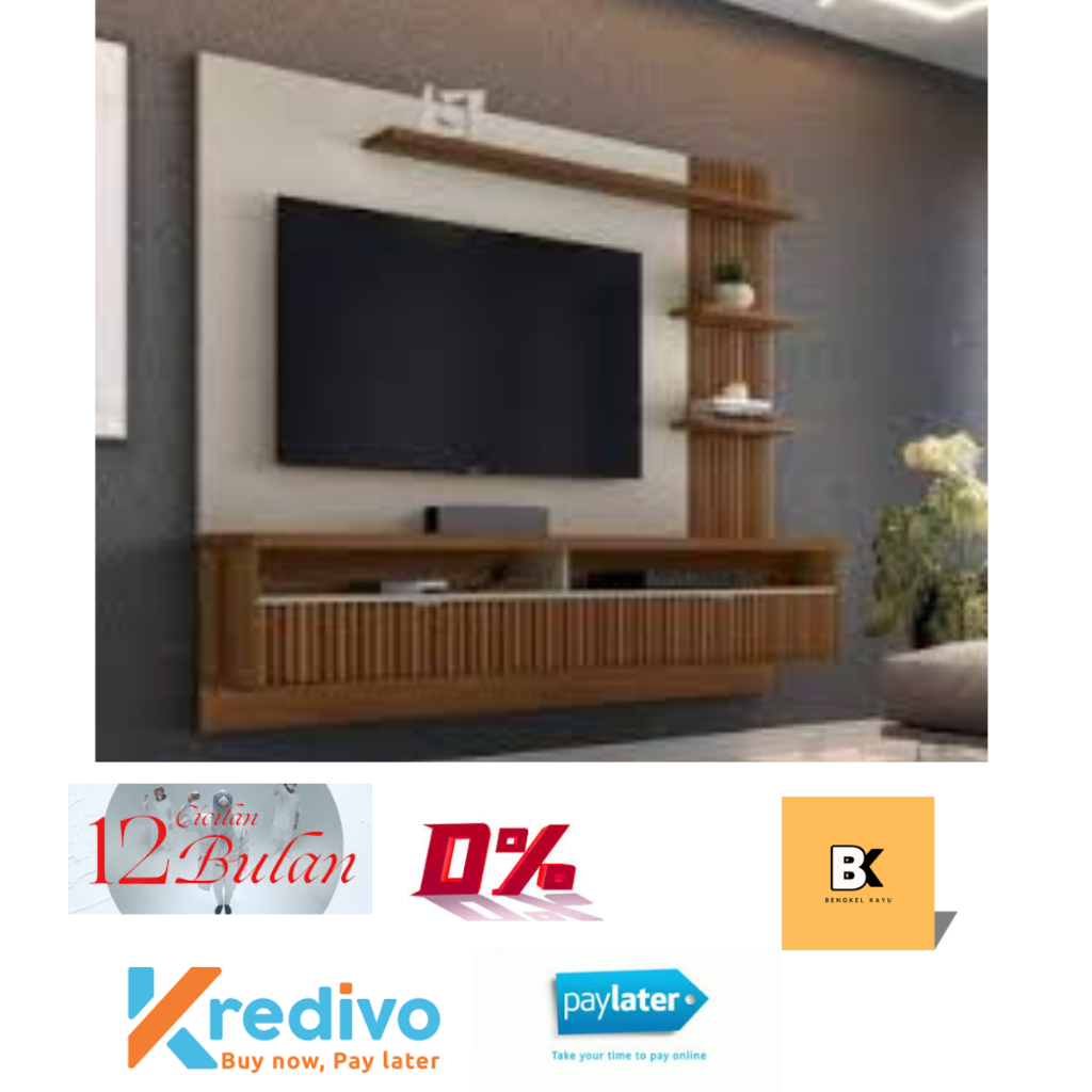 Jual Backdrop tv Minimalis Dinding Custom Rak Meja Murah backdrop tv ...