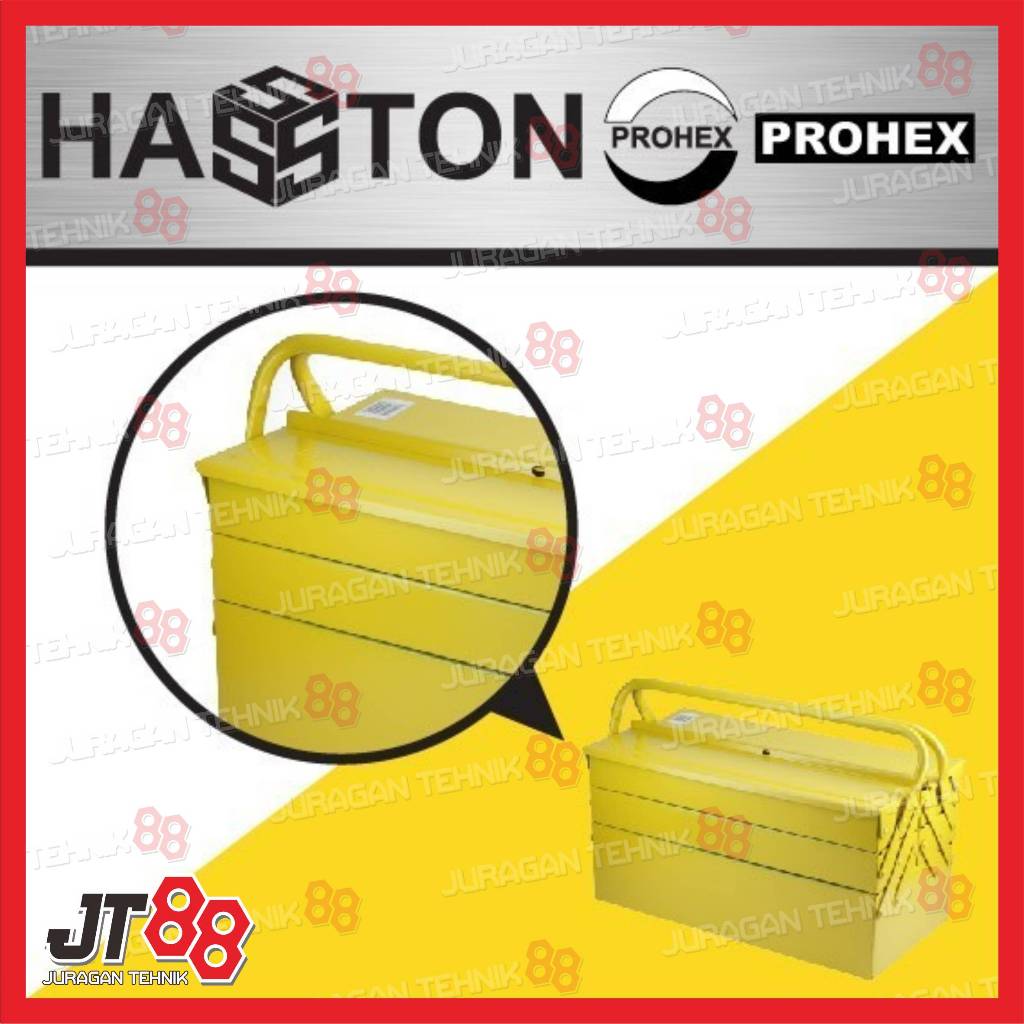 Jual HASSTON PROHEX 4485-006 Tool Box Besi 3 Susun Kotak Perkakas ...