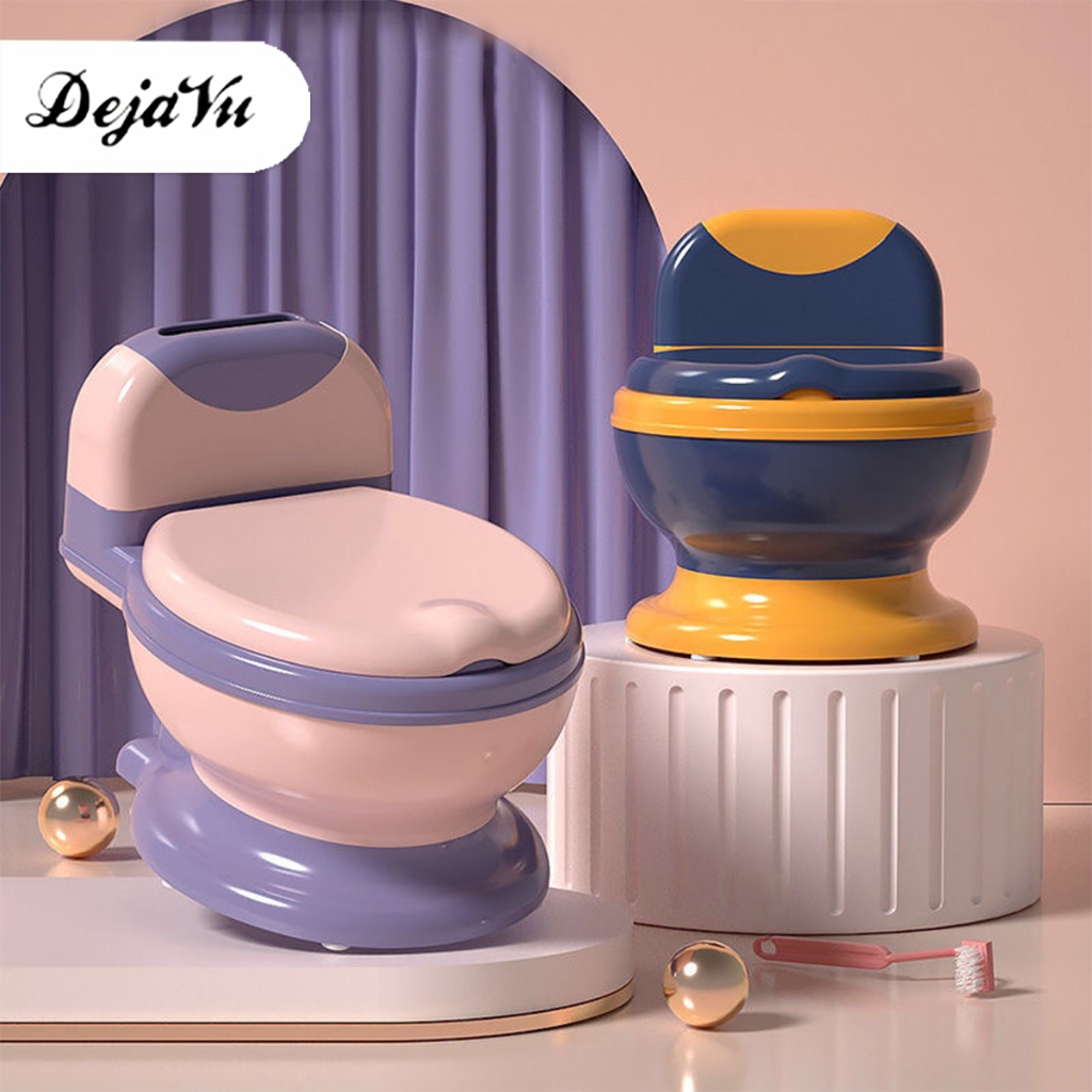 Dejavu Baby Potty Toilet Training Anak Closet Duduk Comfortable Training Seat Plastik HSB789
