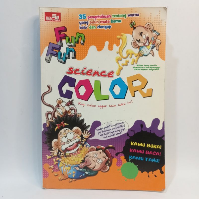 Jual Buku fun fun science color, 35 pengetahuan tentang warna yang ...