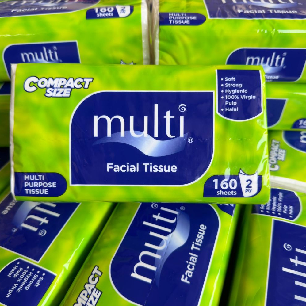 Jual Tisu wajah TISSUE MULTI 160s 2 ply Compack Size/tisu wajah