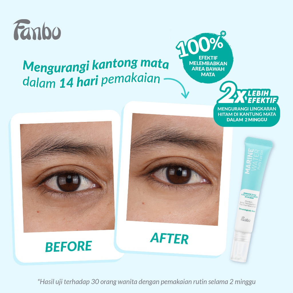 Jual Fanbo Marine Water Puffy Eye Gel 20ml | Shopee Indonesia