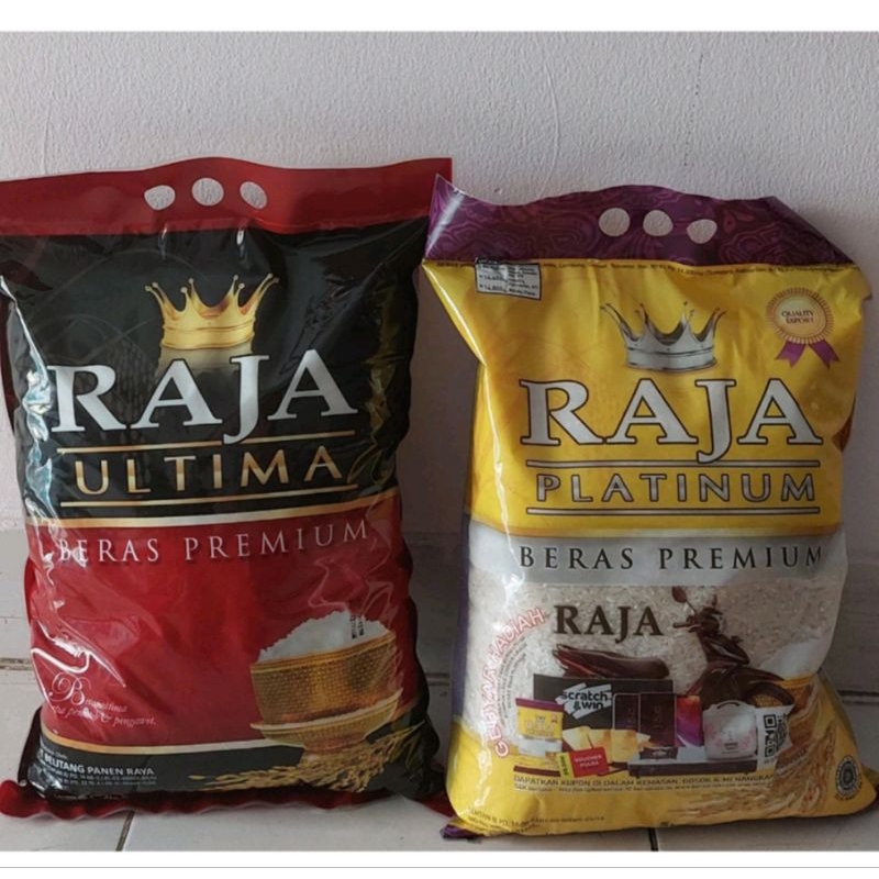 Jual BERAS RAJA ULTIMA DAN PLATINUM 5KG | Shopee Indonesia