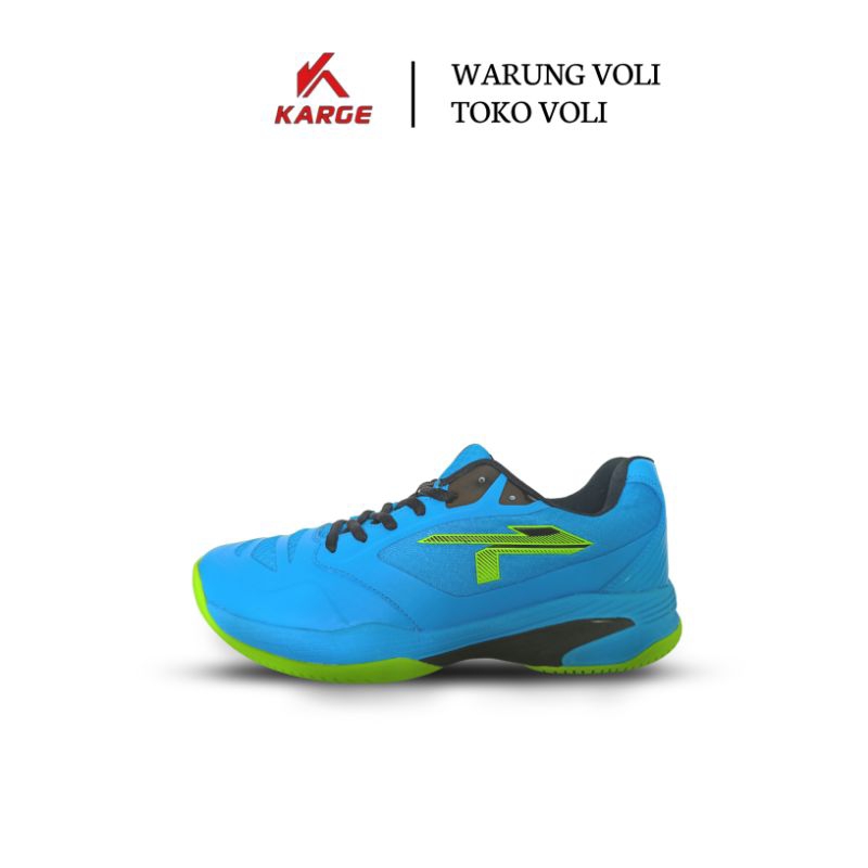 Jual Karge Sepatu Voli/Gandiwa/Blue/Yellow//Karge Original | Shopee ...