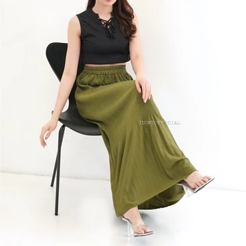 Rok Plisket Lidi Cabang Rok Plisket Duyung Rok Premium Pleated Skirt