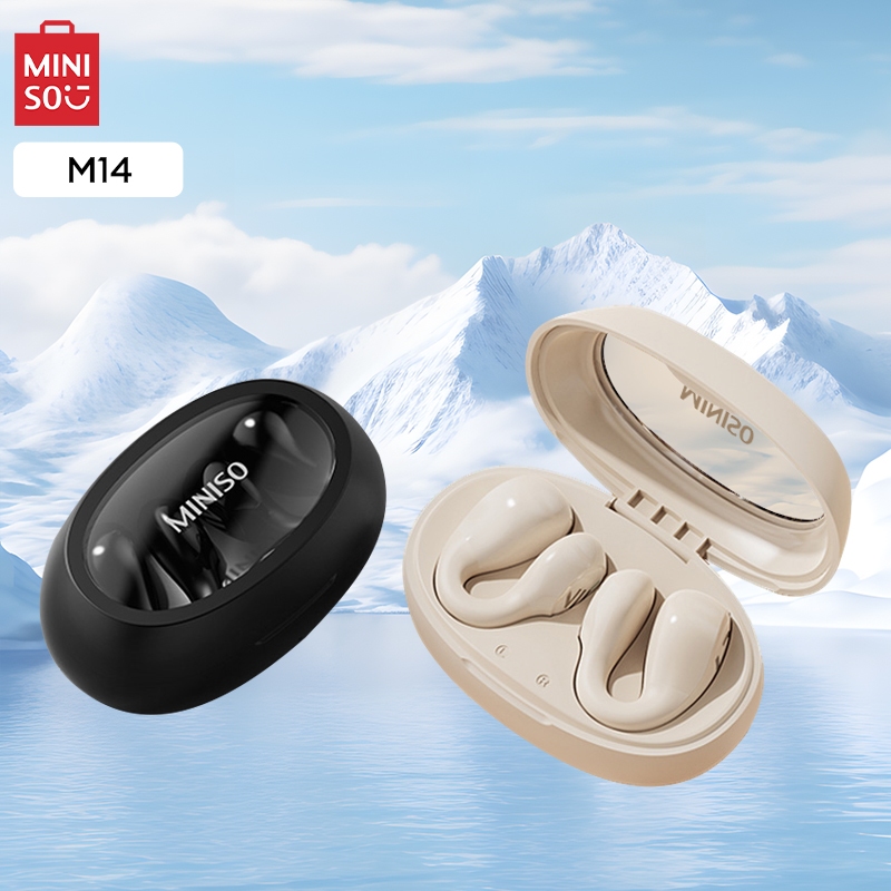MINISO M14 True Wireless Ear Clip Earphone Bluetooth V5.3 Music Headset Bluetooth with Mic for Android IOS PC