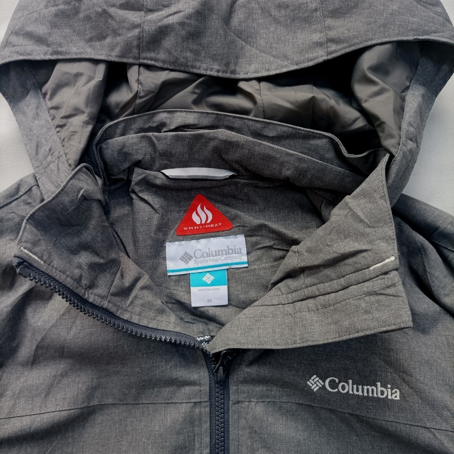 jaket columbia omni heat outdoor jacket detachable hoodie
