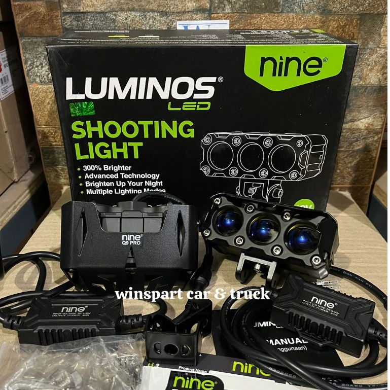 Jual LAMPU TEMBAK/SOROT SQL 3 TITIK MATA LUXIMOS Q9 PRO ADA DEVIL EYE ...