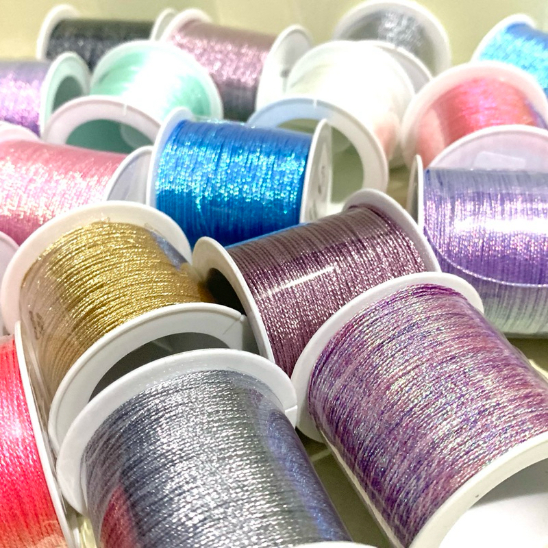 Jual Shine String 0,4 0,6 HARGA PER-5 METER | Tali Kilau Shiny String ...