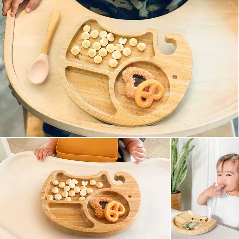 Bamboo Suction Plate view 4