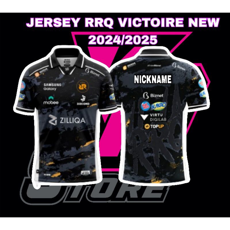 Jual JERSEY RRQ VICTOIRE NEW 2024/2025 (Bisa reques nama sendiri ...