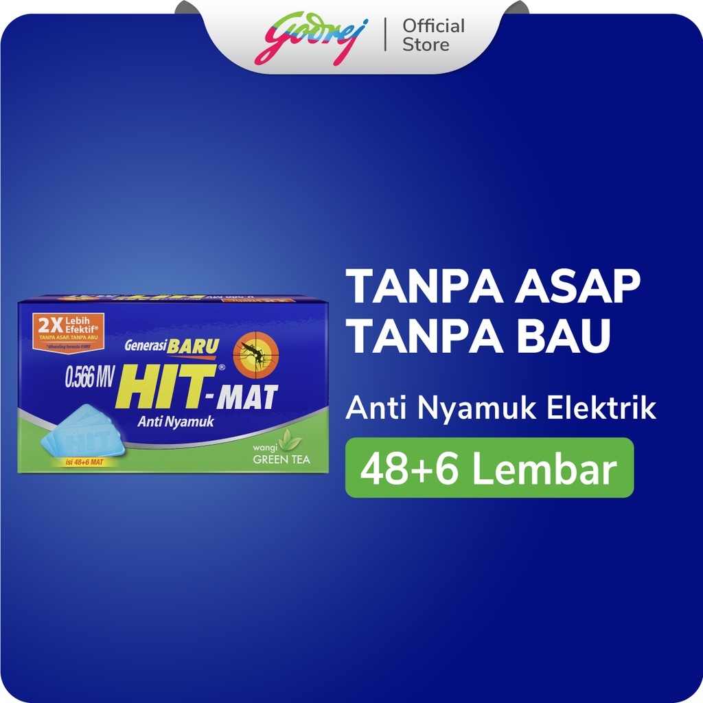 Jual Refill Hit Mat 48+6's - Obat Nyamuk Elektrik - Bunuh Nyamuk ...