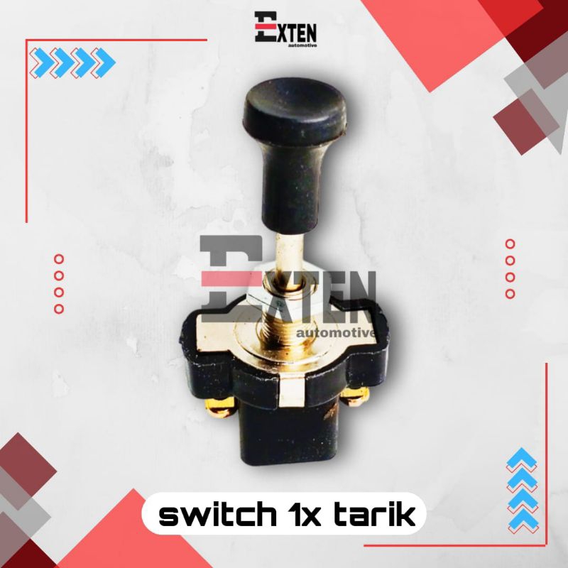 Jual SWITCH ON OFF 1X TARIK KEPALA KECIL SAKLAR LAMPU MOBIL DAN MOTOR ...