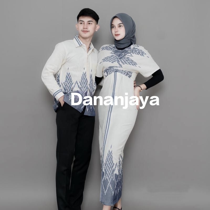 Jual BAJU TENUN COUPLE RAISA WHITE DRESS WANITA KONDANGAN PESTA ...