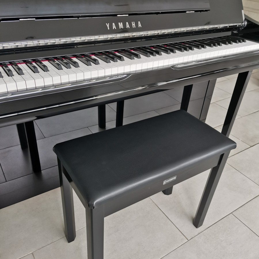 Jual Harmoni Bench Kursi Piano Keyboard Kayu Solid Wood / Hitam Black ...