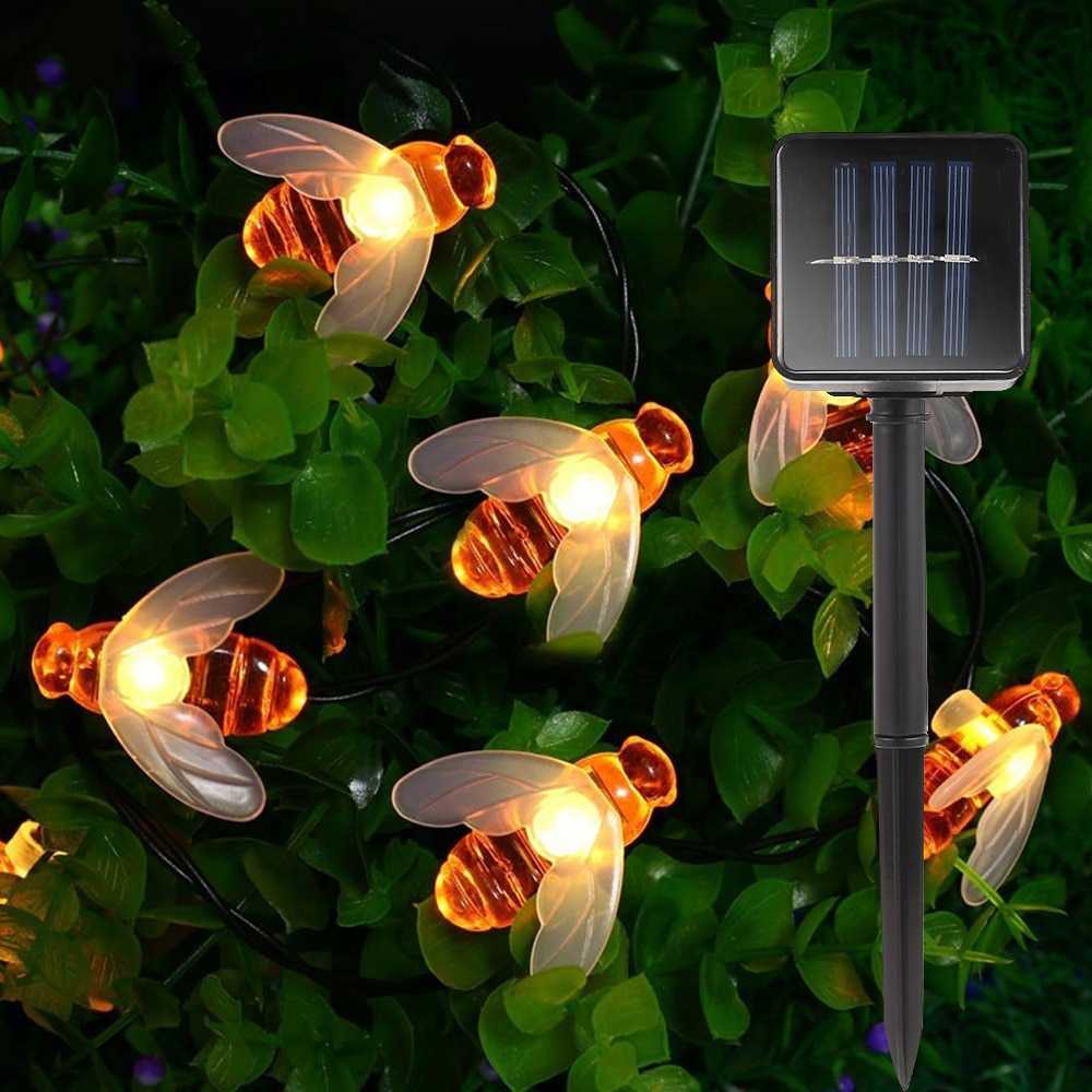 Jual Finether Lampu Taman Lebah Solar Panel Outdoor Lamp Waterproof ...