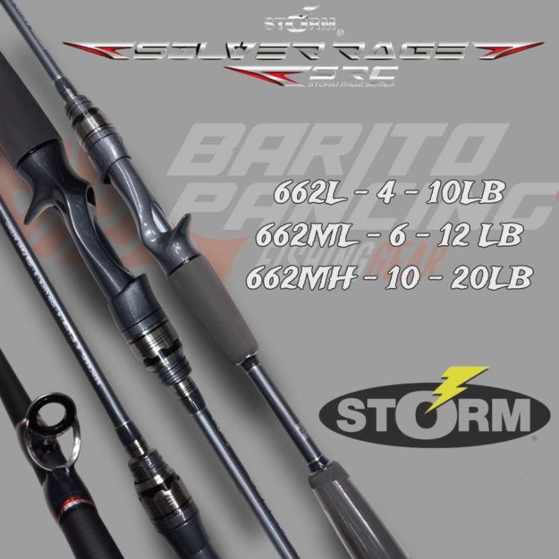 Jual Joran BC Strom Silver Rage Rod BaitCasting | Shopee Indonesia